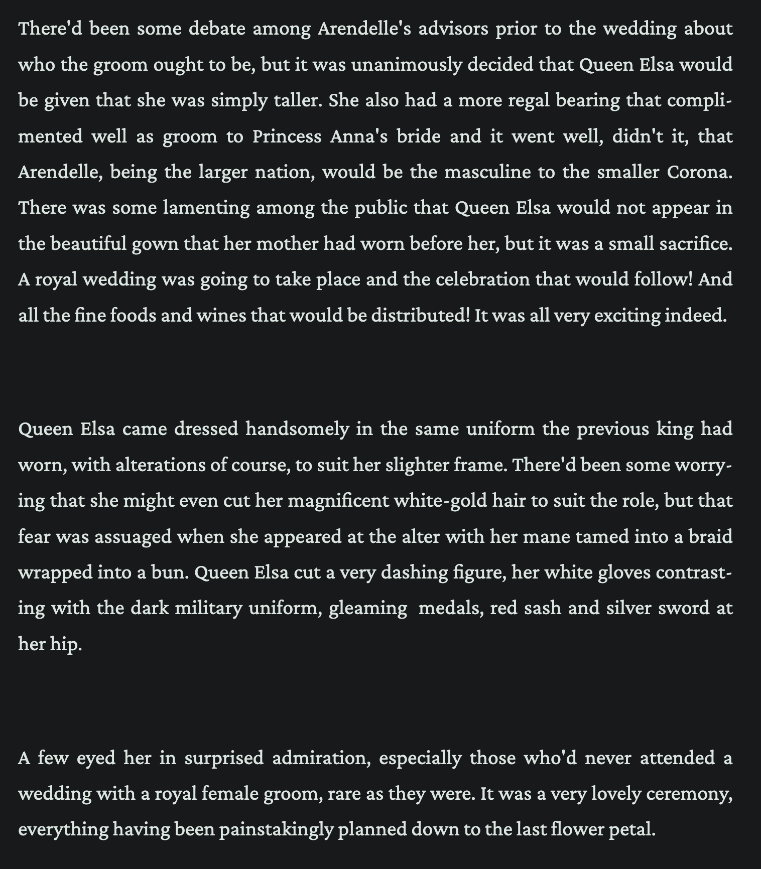 AO3 Output for Empty Paragraphs